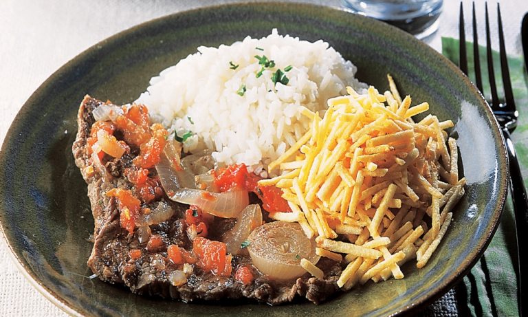 Bife de panela na pressão