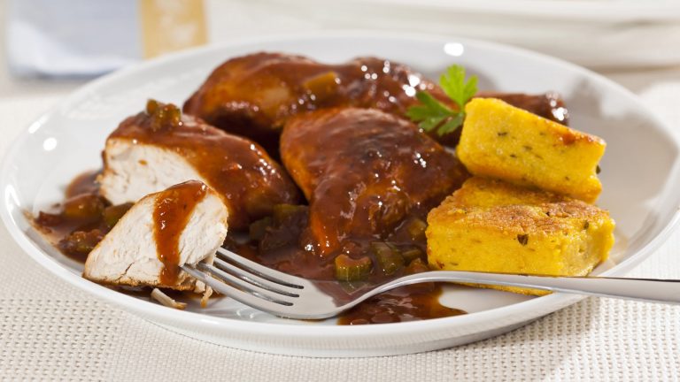 Frango com Polenta Frita