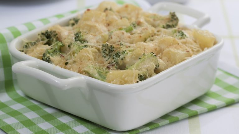 Gratinado de Batata e Brócolis