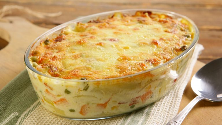 Legumes Gratinados com Queijo