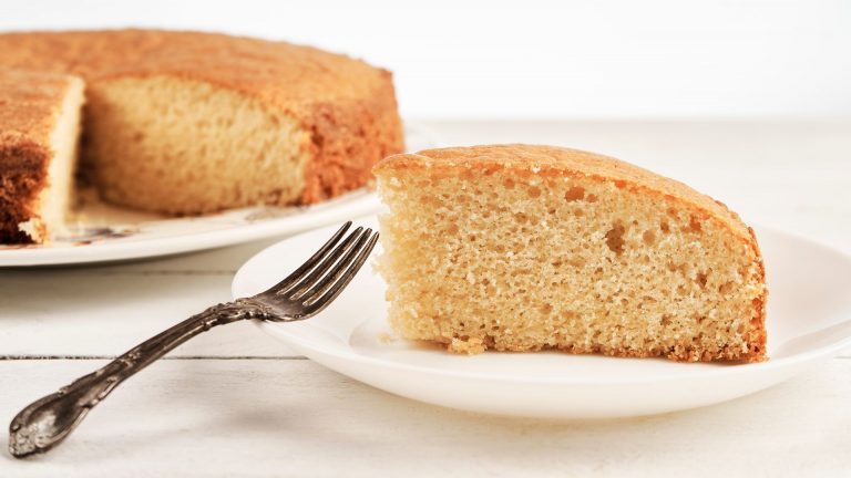 Bolo de iogurte com canela