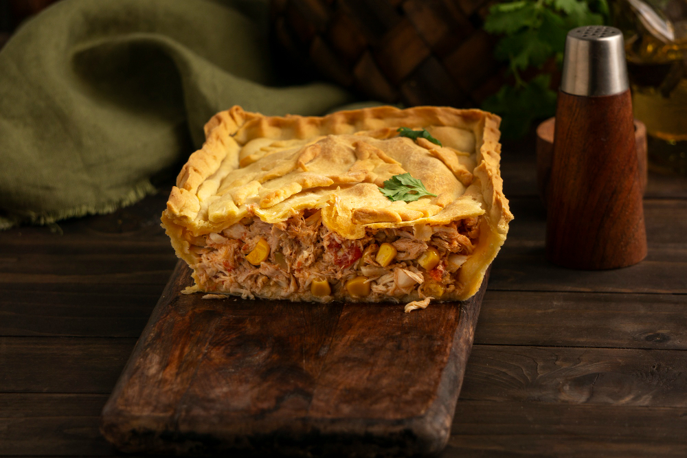 Essa Torta de Frango é uma receita imperdível para reuniões de família