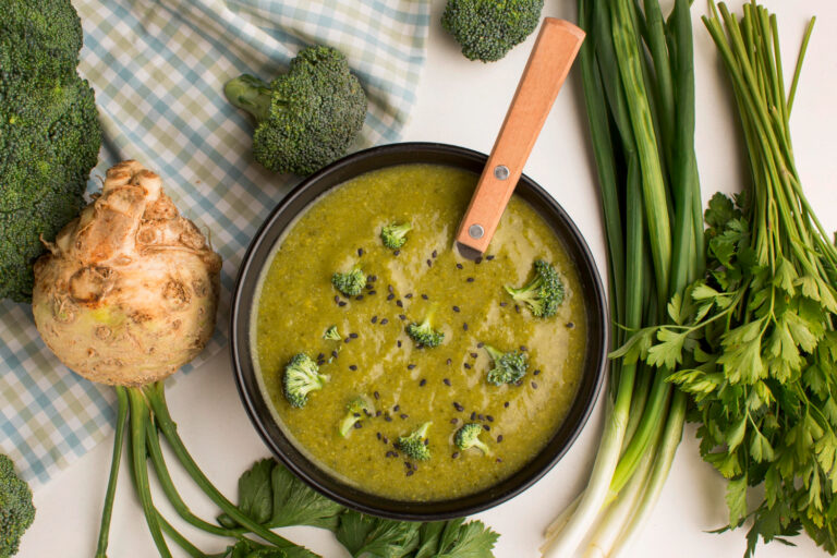 Sopa Cremosa de Brócolis