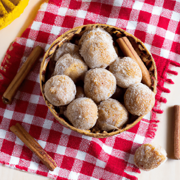 Bolinhos de Natal de Canela e Açúcar