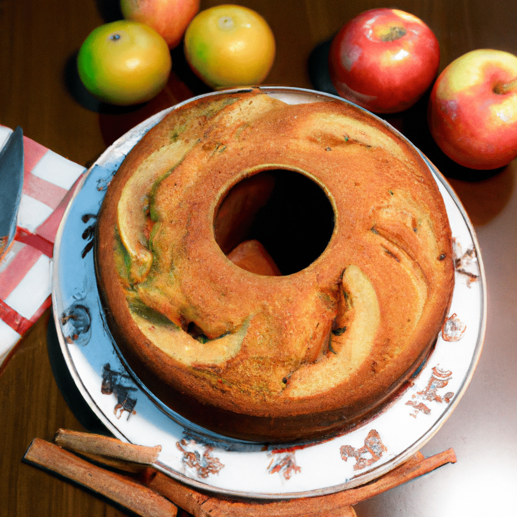 Bolo de Maçã e Canela Acolhedor