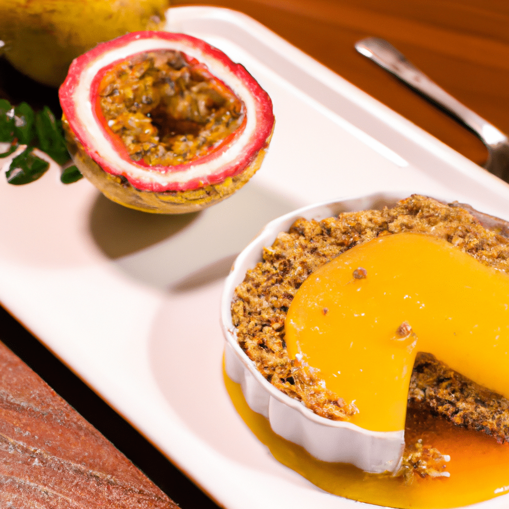 Pavê de Maracujá com Farofa Crocante
